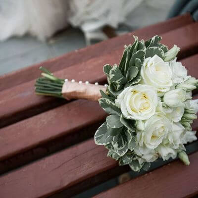 Bride's Bouquet Classic Nosegay – Pure Lush Designs & Co